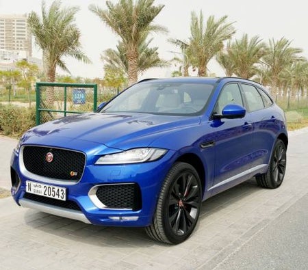 Rent Jaguar F Pace First Edition 2018 in Abu Dhabi